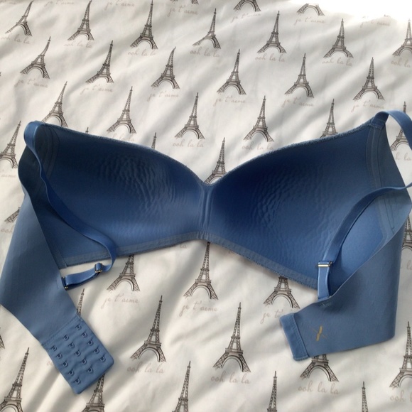 Knix Wingwoman Knixy Lace Bra Size 8 in Daylight Blue - Picture 5 of 7